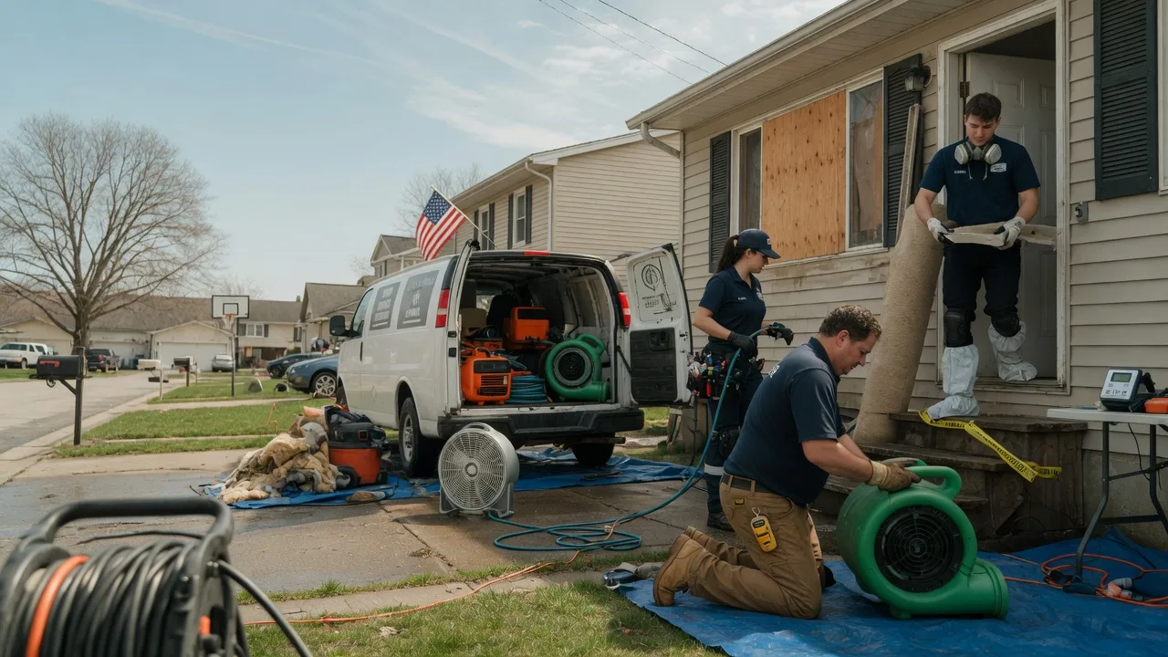 Water Damage Restoration in Canton, IL near me